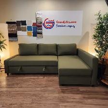 Olive green IKEA sectional sofa bed   FREE DELIVERY - Photo 3