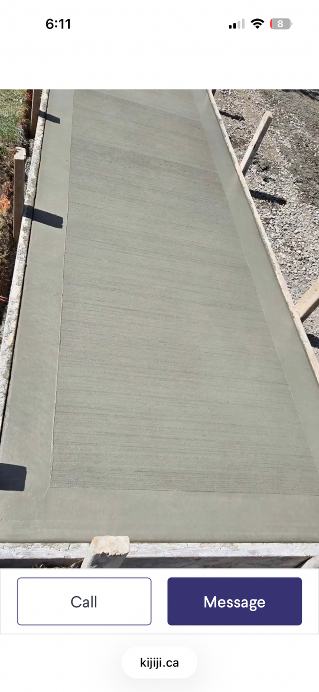Concrete pads jobs wanted