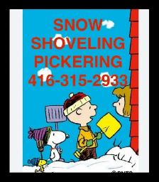 SNOWBLOWER SHOVEL DRIVEWAY PICKERING
