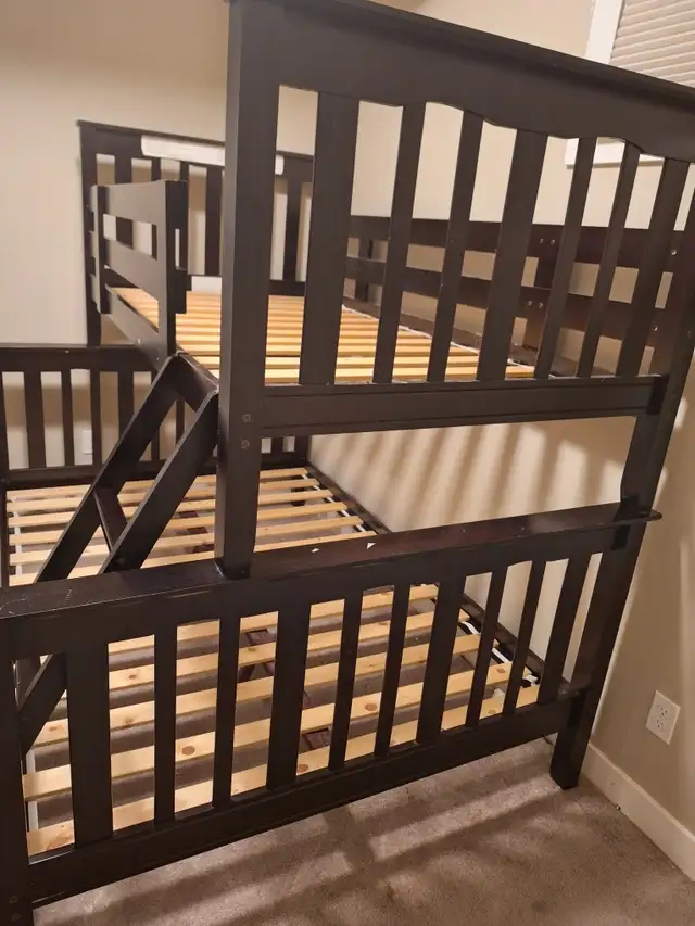 Solid Wood Bunk Bed –$140