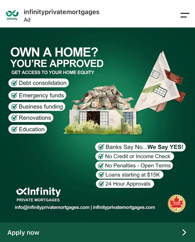 EQUITY LOANS WITH NO CREDIT OR INCOME CHECKS. SAME DAY FUNDING