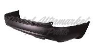 Buick Enclave 2008-2012 Bumper Rear Primed Without Parking Aid