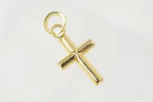 14K SMALL CROSS, HOLLOW (5415) - Photo 4