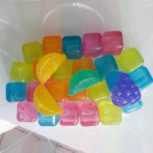 28 GLACONS NEUFS COLYBYOU PLASTIQUE COLORÉ EAU PURIFIÉ: $15.00 - Photo 2