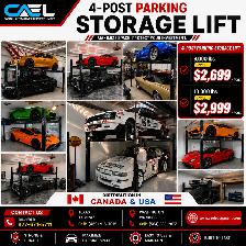 CAEL 4-Post Parking Lift Car Hoist & Double Parking Storage Lift