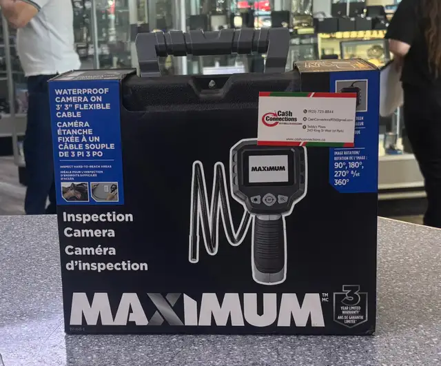 MAXIMUM Inspection Camera New in Box