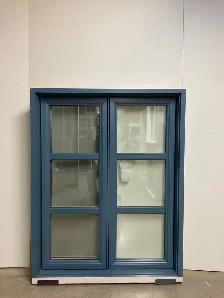 11044BH Fenêtre Battant HYBRIDE Bleu littoral 43 1/2 x 55 1/2