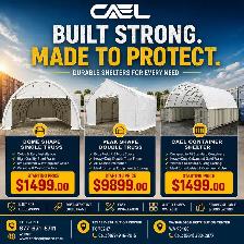CAEL Brand New! Storage Shelters