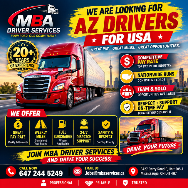 AZ drivers for USA
