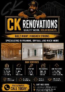 CK RENOVATIONS - Quality Renovations. Built to Last