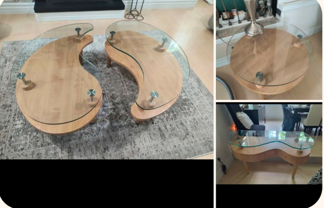 For sale five piece coffee table
