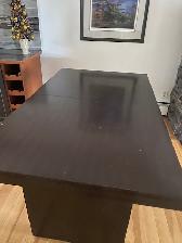 Wood Table 60 inches by 36 inches, solid, in good condition  $75 - Photo 2