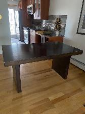 Wood Table 60 inches by 36 inches, solid, in good condition  $75 - Photo 3