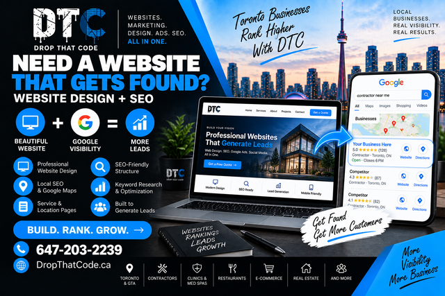 Website Design & SEO Toronto – Get Found on Google