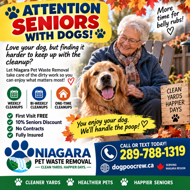 ATTENTION SENIORS WITH DOGS!