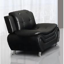 Thick Luxury Pillow Top Tufted Premium Faux Leather Sofa/Couch . - Photo 3