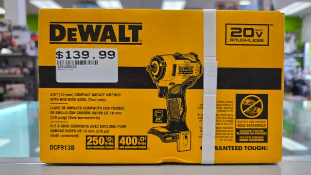 DEWALT 20v 3/8' Compact Impact Wrench DCF913B - BRAND NEW