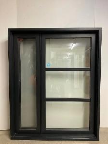 10951BH Fenêtre Battant HYBRIDE Noir/Noir 49 3/4 x 61 3/4