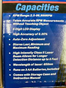 New Neiko Laser Tachometer