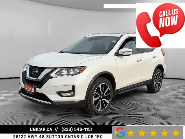 2019 Nissan Rogue AWD SL Pano Sunroof Leather Seats Nav Remote S