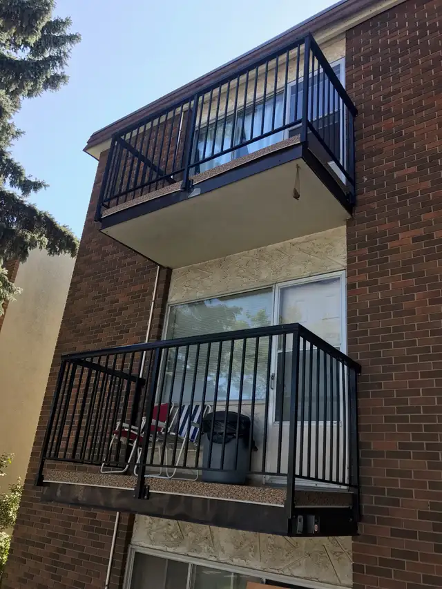 selling bountiful welded Aluminum Railings also we do Vinyl Deck