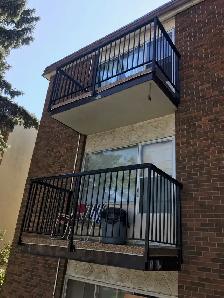 selling bountiful welded Aluminum Railings also we do Vinyl Deck