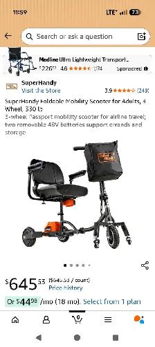 Foldable Mobility Scooter - Photo 2