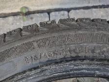 1 pneu hiver 215-45R17 Michelin X-Ice. Excellent état.Usure 9/32 - Photo 4