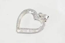 925 MOM CZ HEART PENDANT (11276) - Photo 2