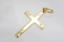 10K DIAMOND CUT CROSS (11694)