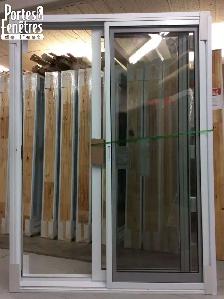5PPG Porte Patio Verre Low-E en PVC Blanc Énergy Star 58 1/2X81 - Photo 2