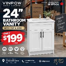 24' BATHROOM VANITY — ONLY $199!