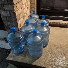 18 lt. drinking water jugs $7 each