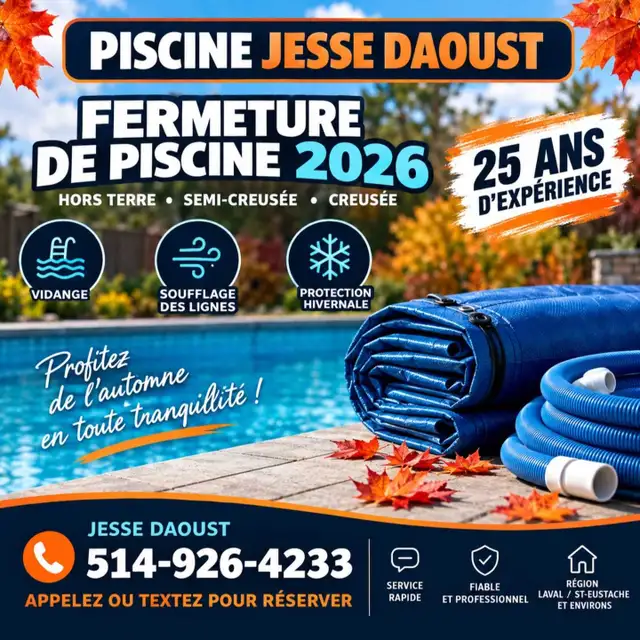 fermeture de piscine