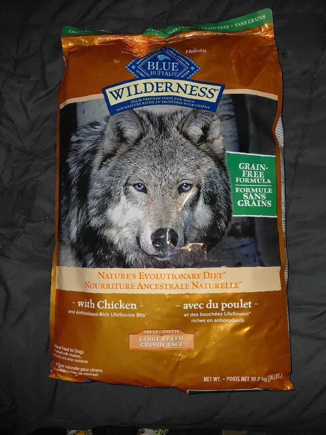 Blue Buffalo Wilderness, Adult Large Breed Dry Dog Food  24lb