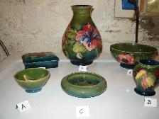 Moorcroft pottery - various patterns & pieces