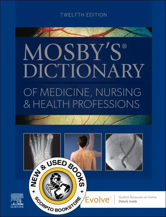 Mosby's Dictionary of Medicine, Nursing Health 12E 9780443125591