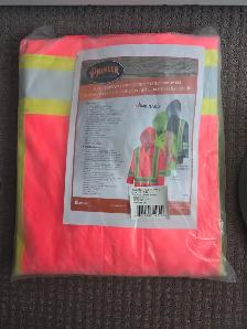 Fire Retardant Hi-Vis Rain Jacket NEW (XXX-L)