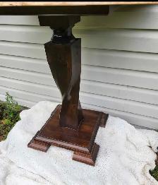 Custom Handmade Twisted Pedestal Tables - Photo 4