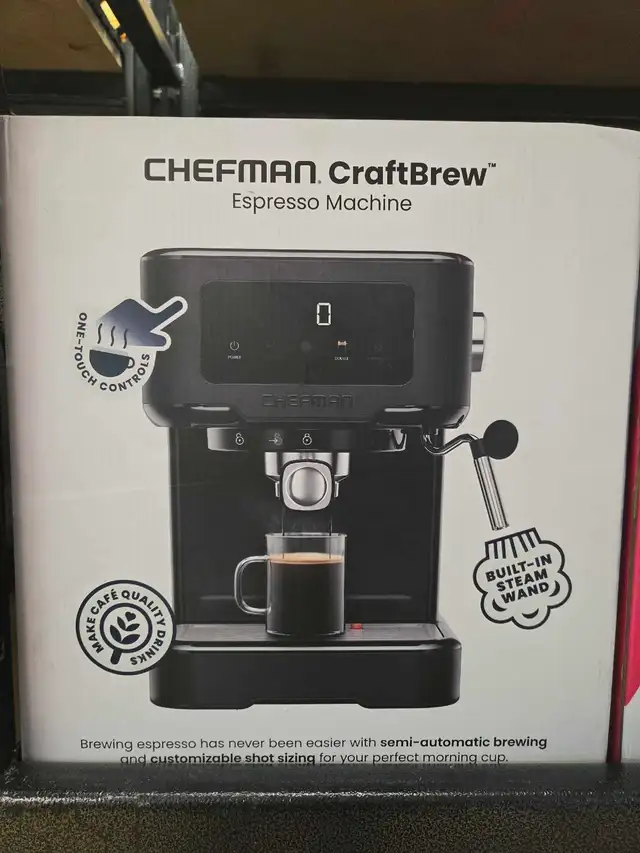 Machine à espresso Chefman CraftBrew