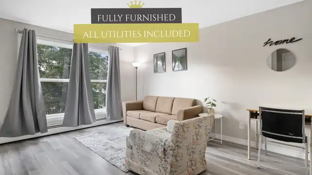 P10 AP3 - 1 BEDROOM – FULLY FURNISHED | ALL UTILITIES INCLUDED