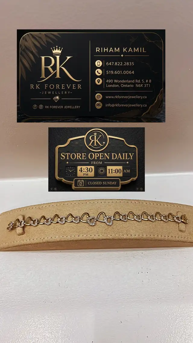 10K  Gold Bracelet  # R 44