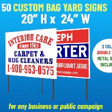 POLYBAG LAWN SIGNS - PRINTED - Photo 4