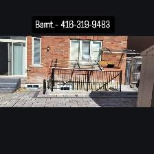 2 BEDRMS   1 WASHRM LEGAL BASEMT.- MCVEAN/CASTLEMORE  FOR LEASE