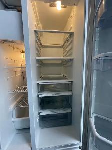 USED 33" Kenmore Side by Side Fridge (White) Water&Ice Dispenser - Photo 4