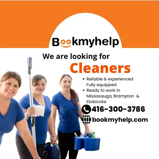 Residential Cleaners Wanted | Mississauga, Brampton & Etobicoke