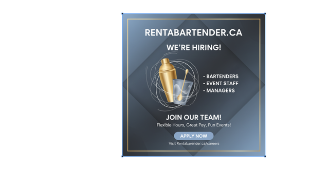 Event staff wanted for this Sunday!