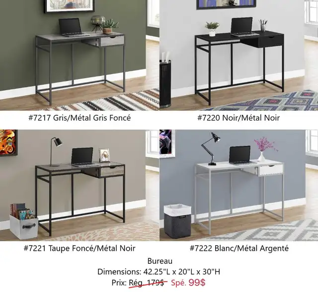 LE PLUS BAS PRIX!! Des Bureaux en liquidation!!