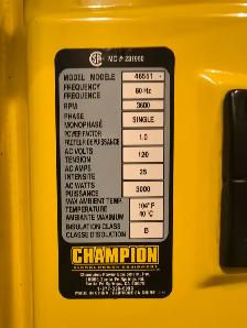 Champion Portable Gas Generator - Photo 5