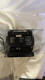 Vintage Curtis Portable Black & White TV & Radio - Works (OBO) - Photo 3